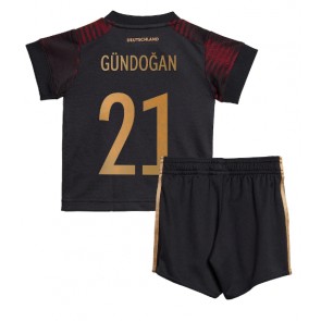Lacne Dětský Futbalové dres Nemecko Ilkay Gundogan #21 MS 2022 Krátky Rukáv - Preč (+ trenírky)